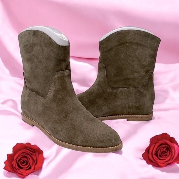 Vince Sinclair Western Ankle Boot In Flint NWB Size 6 M - Picture 4 of 8